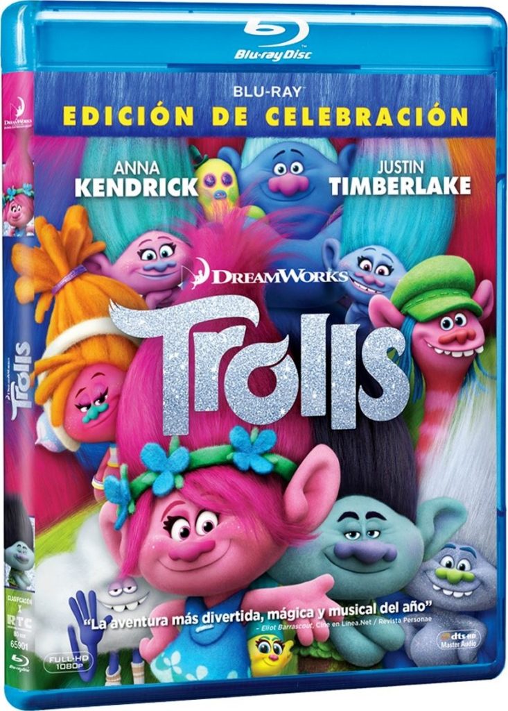 Trolls Blu Ray F Lmico