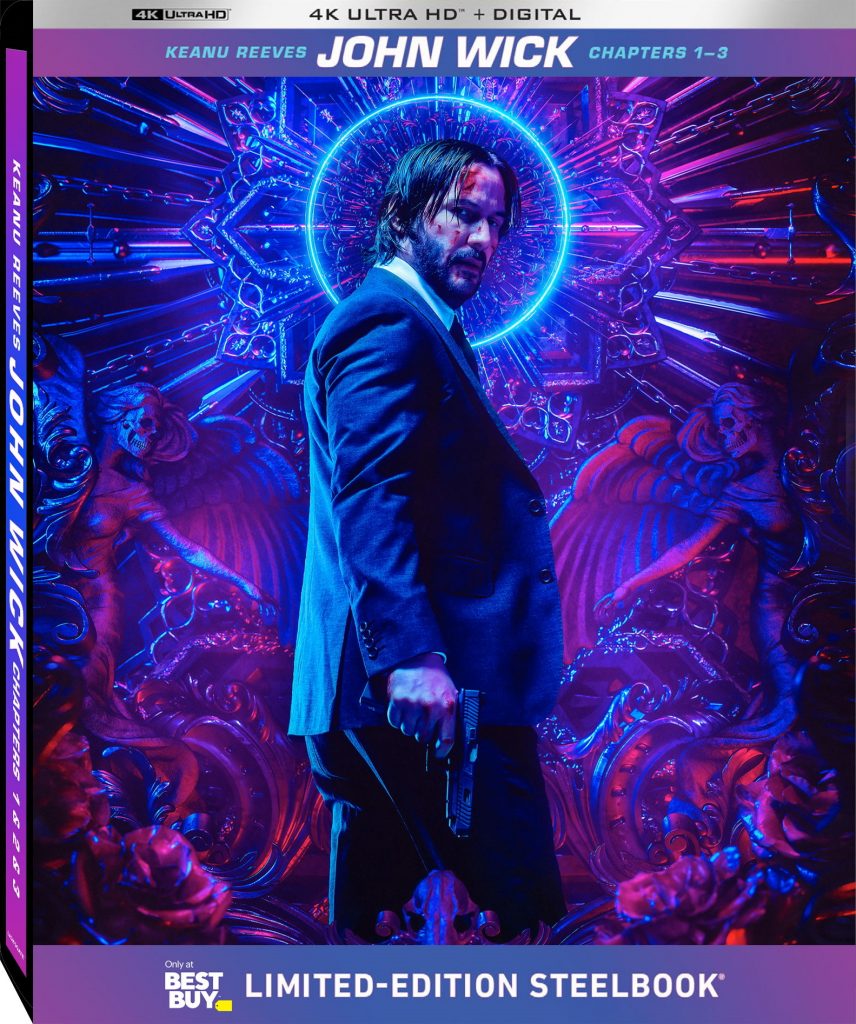 John Wick Chapters 1 3 4k Blu Ray Best Buy Exclusive Steelbook Fílmico 4489