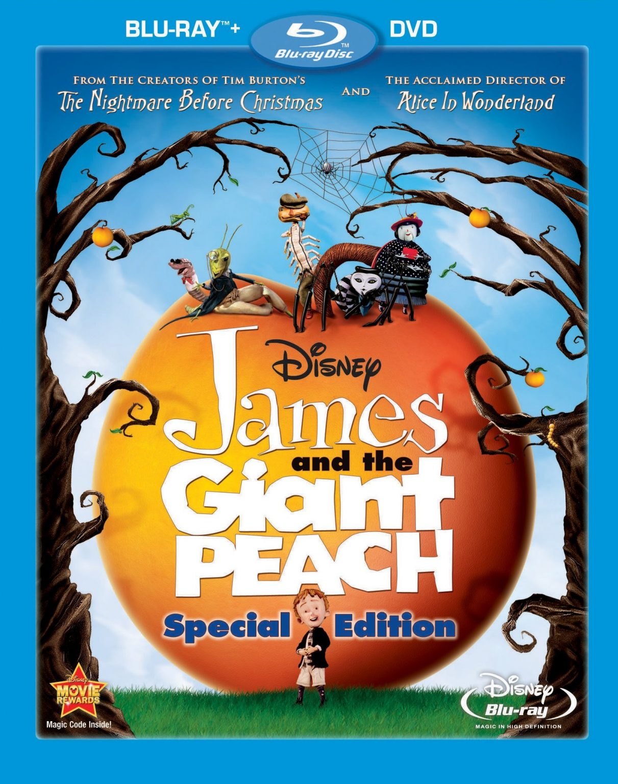 James and the Giant Peach Blu-Ray + DVD (Special Edition) – fílmico