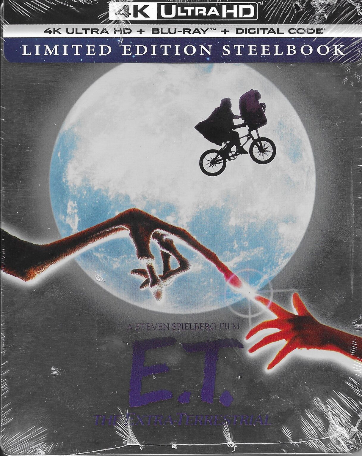 E T The Extra Terrestrial 4k Blu Ray Steelbook Fílmico