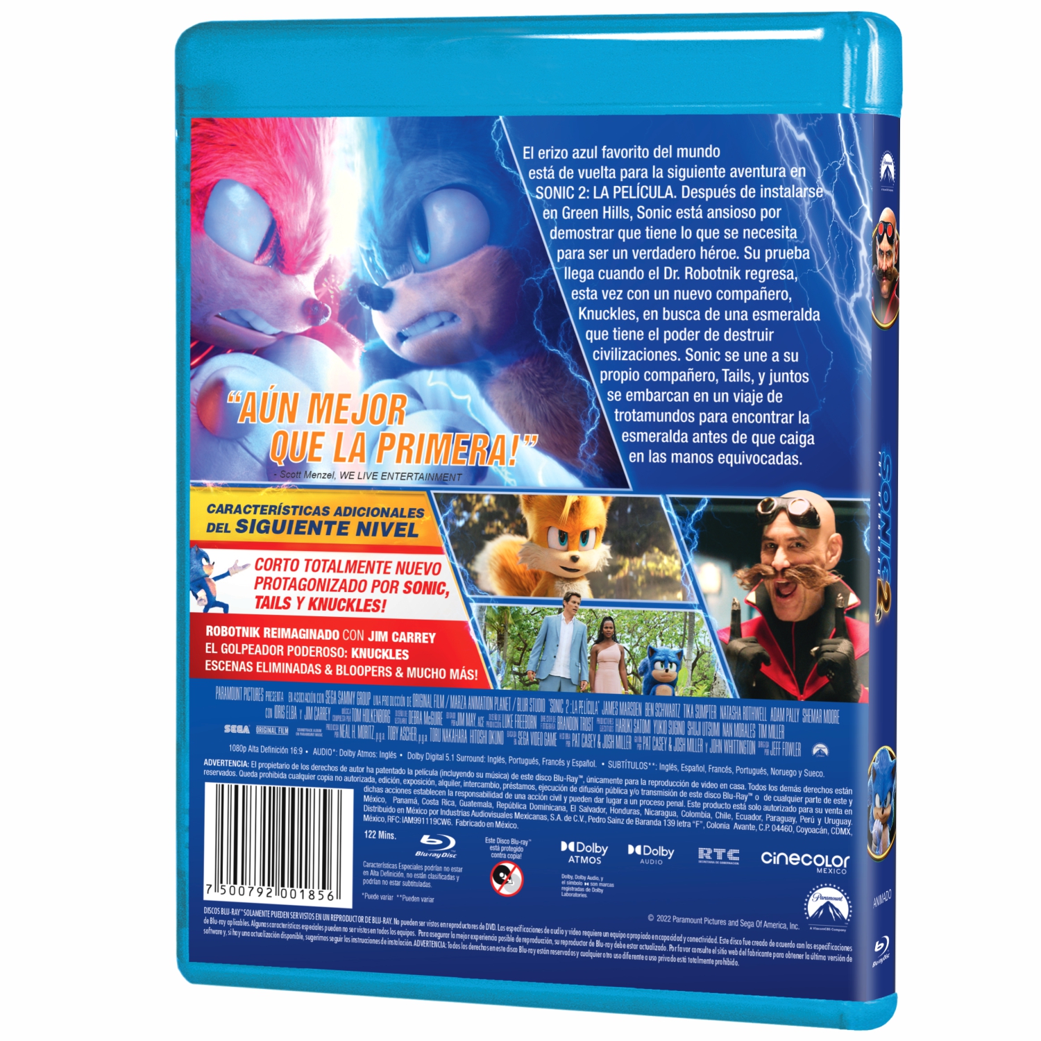 Sonic O Filme (Bd Steelbook) : Jim Carrey, James Marsden, Tika Sumpter,  Jeff Fowler: : DVD e Blu-ray